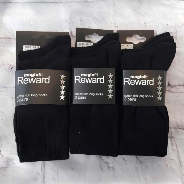 Black Knee Socks