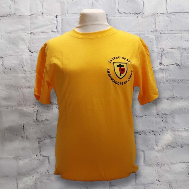 Sacred Heart PE T-shirt - Gold