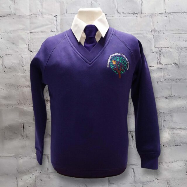 Rivington Purple V-Neck
