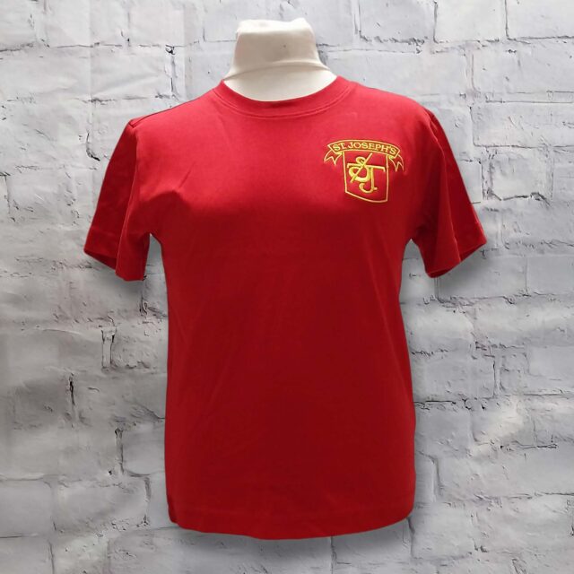 St Joseph's PE T-shirt - Red
