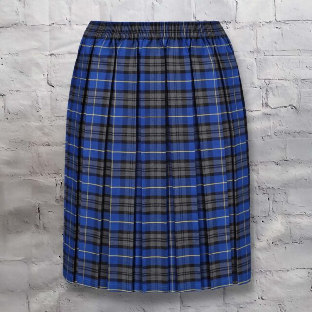 Tartan Skirt - Royal Blue