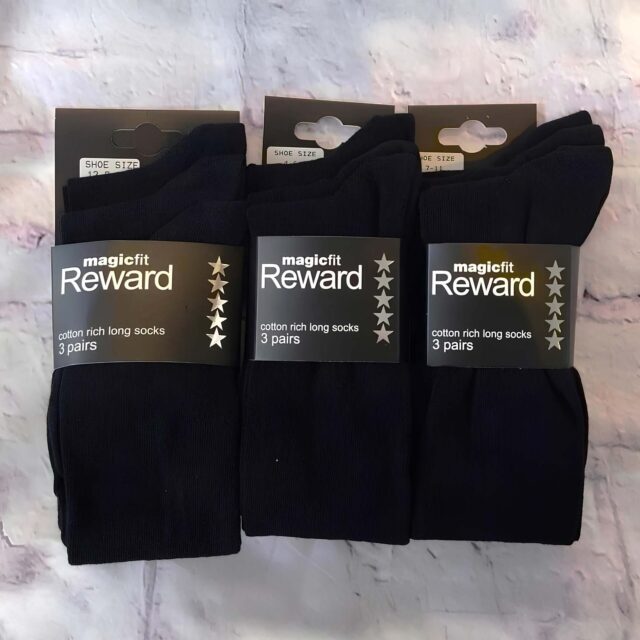 Navy Knee Socks